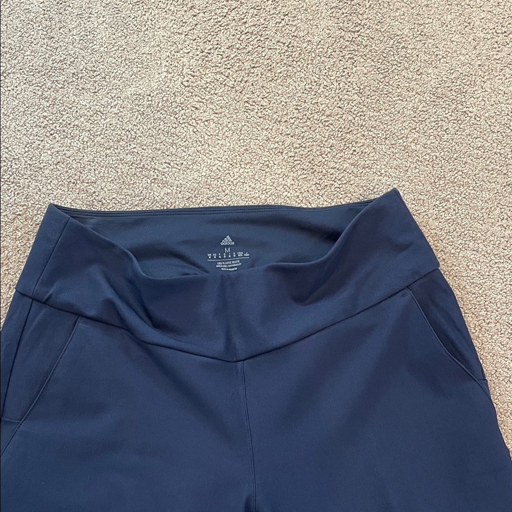 Navy Blue adidas Gold Pants - Picture 2 of 3